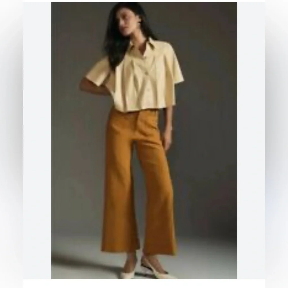 APIECE APART New York Cropped Straight Cut Trousers